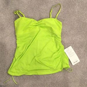 Lululemon hot set lime tank new